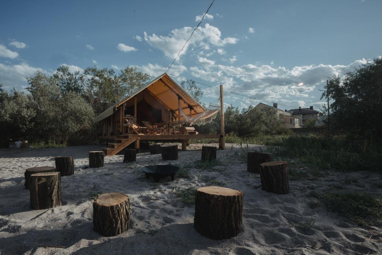 Hotel Glamping Mandra Zatoka Exteriér fotografie